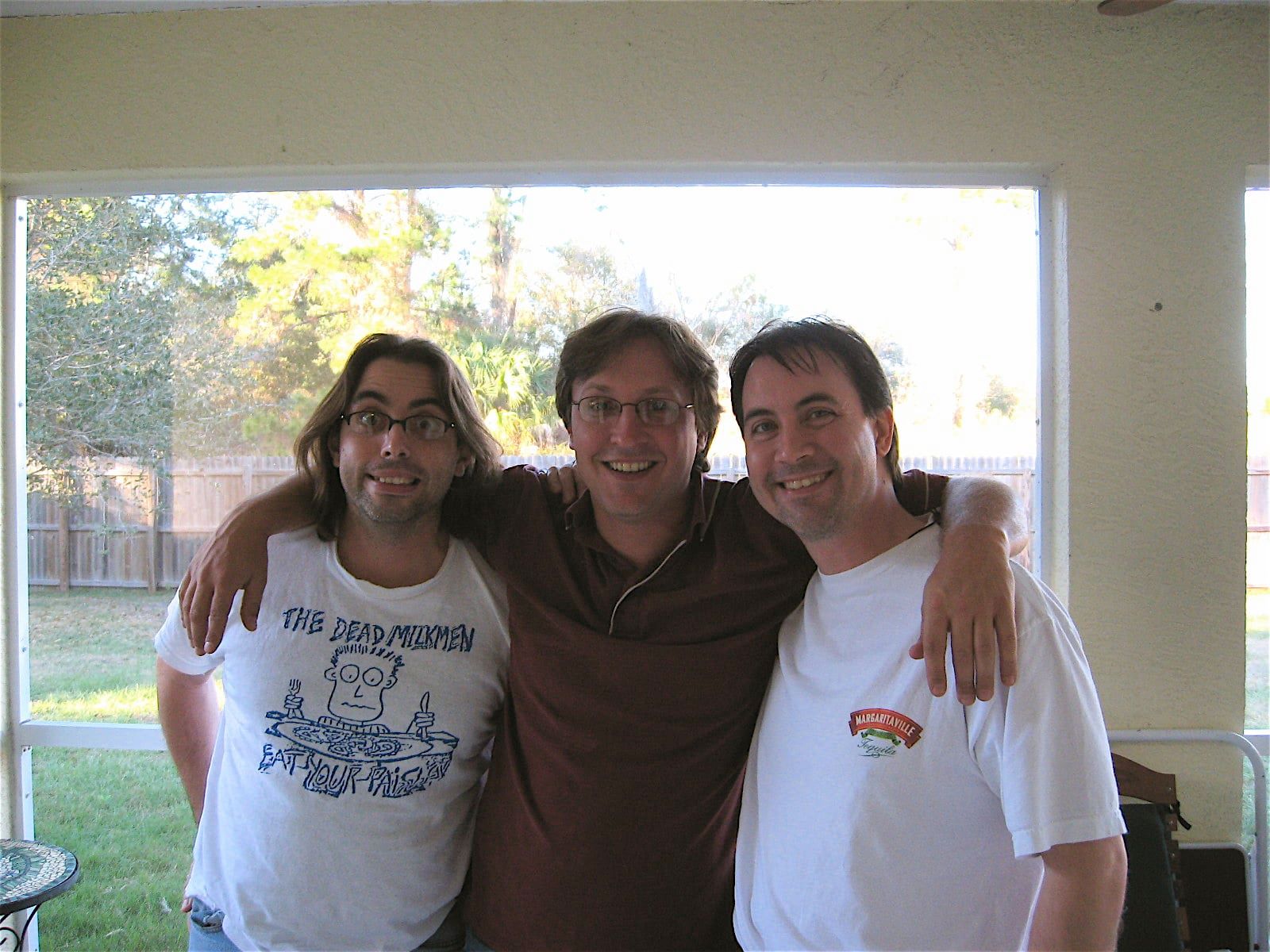 Group of friends posing together